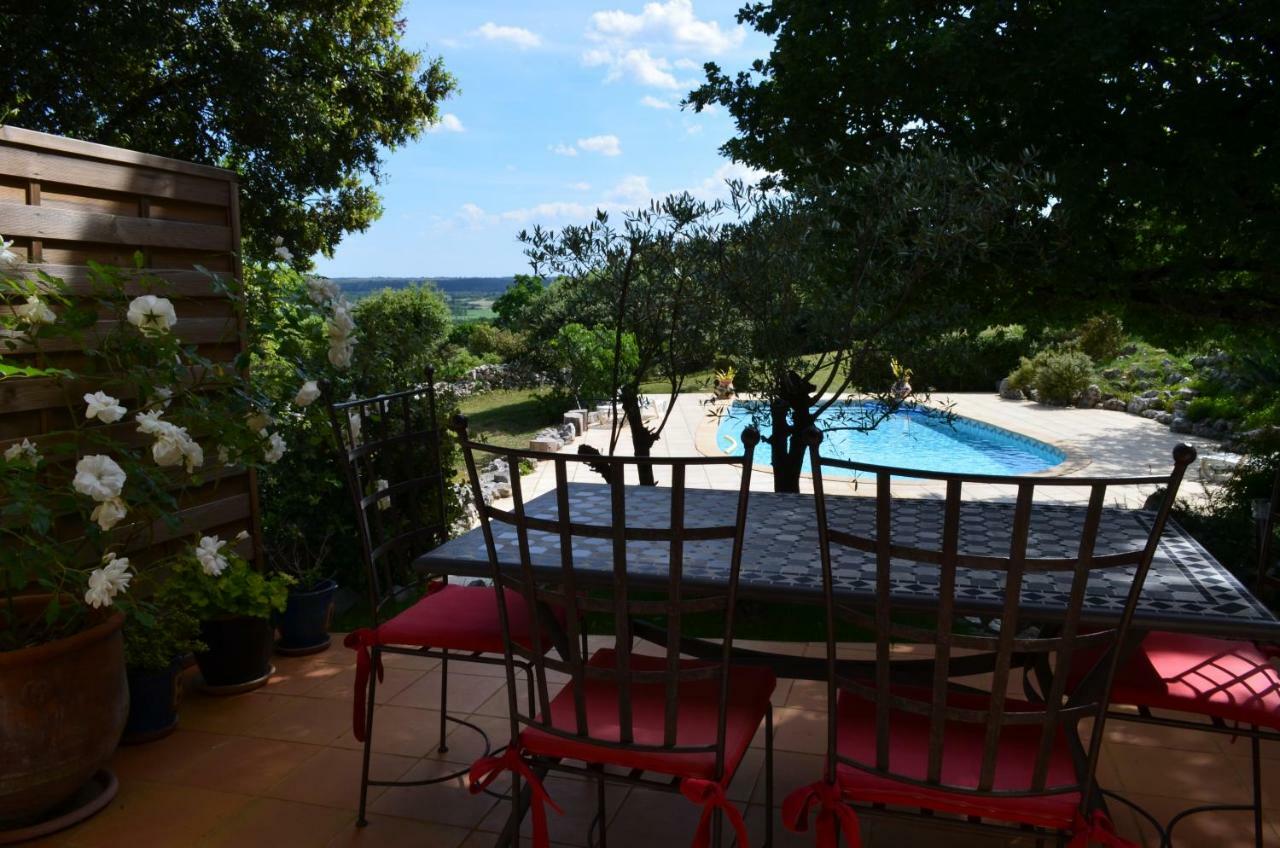 Sous Les Chenes Villa Lussan  Bagian luar foto
